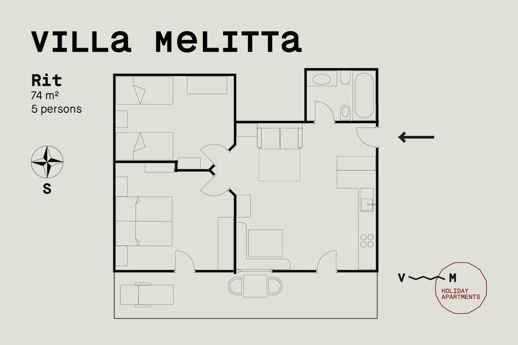 Villa Melitta Сан Вигилио ди Маребе Стая снимка